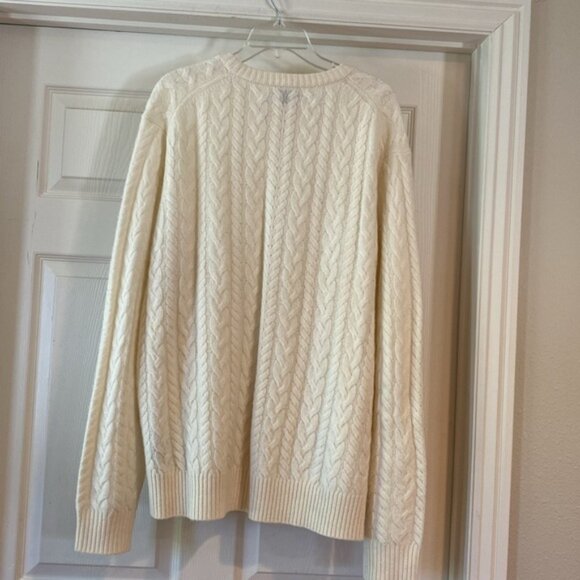 Todd Snyder Wool Cable Crew Bisque Sz XL.  NWT - Picture 5 of 6